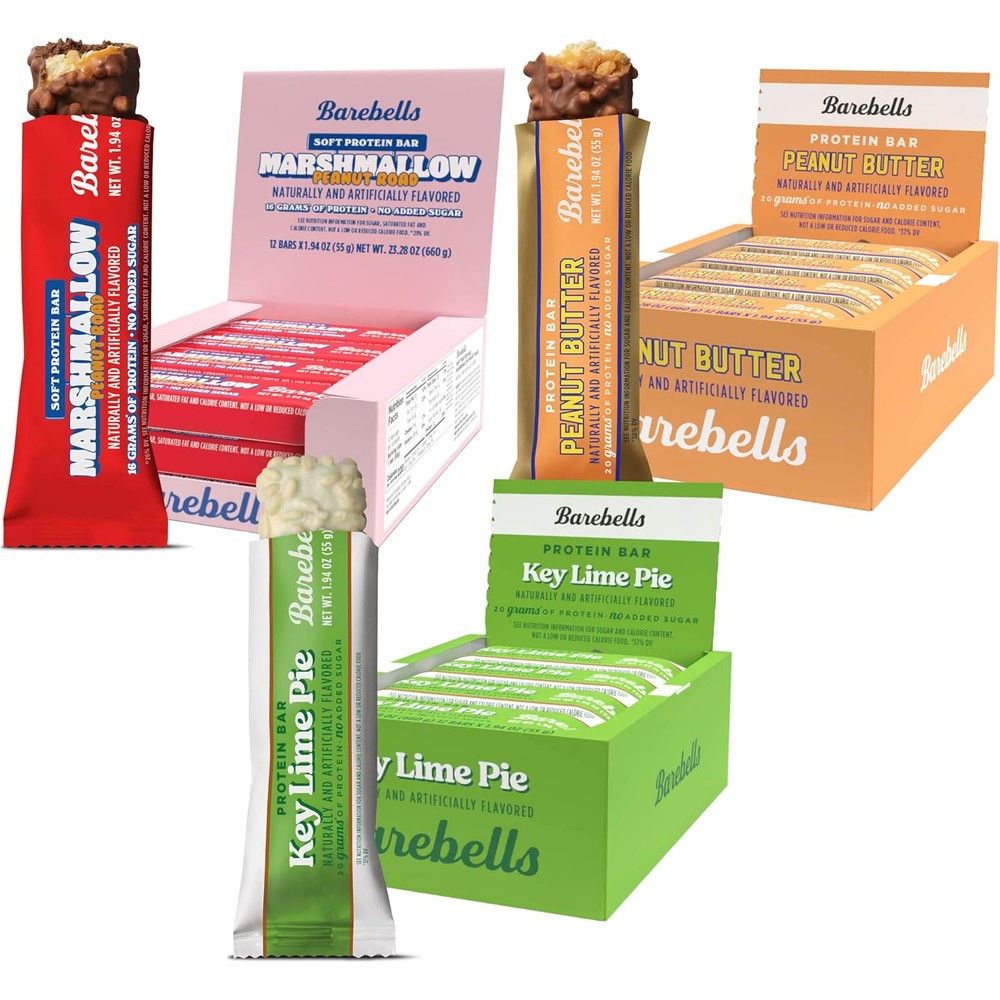 Barebells New On The Block Bundle protein bars front view packaging