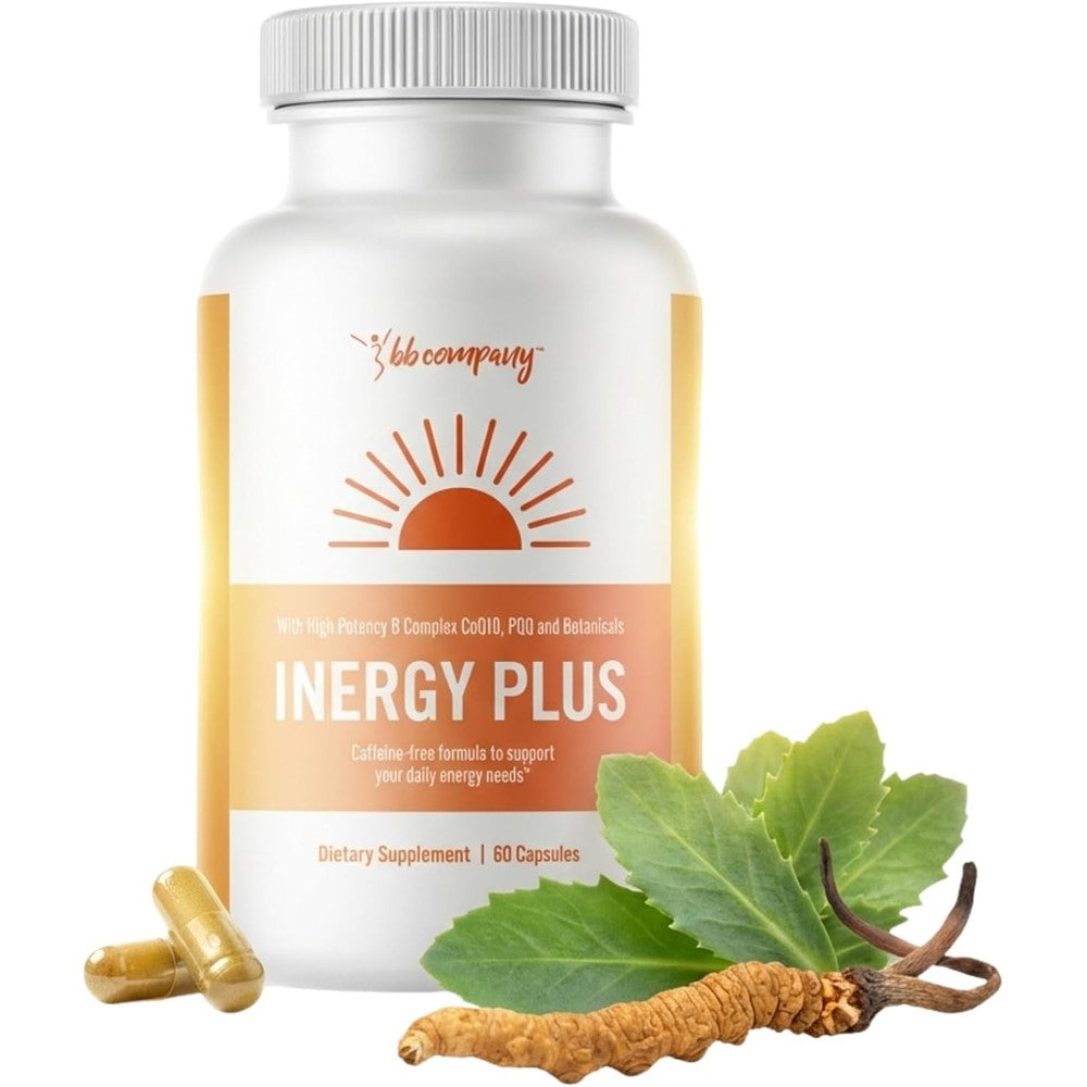 BB Company InergyPLUS Natural Energy & Focus Support For Women, 60 Capsules