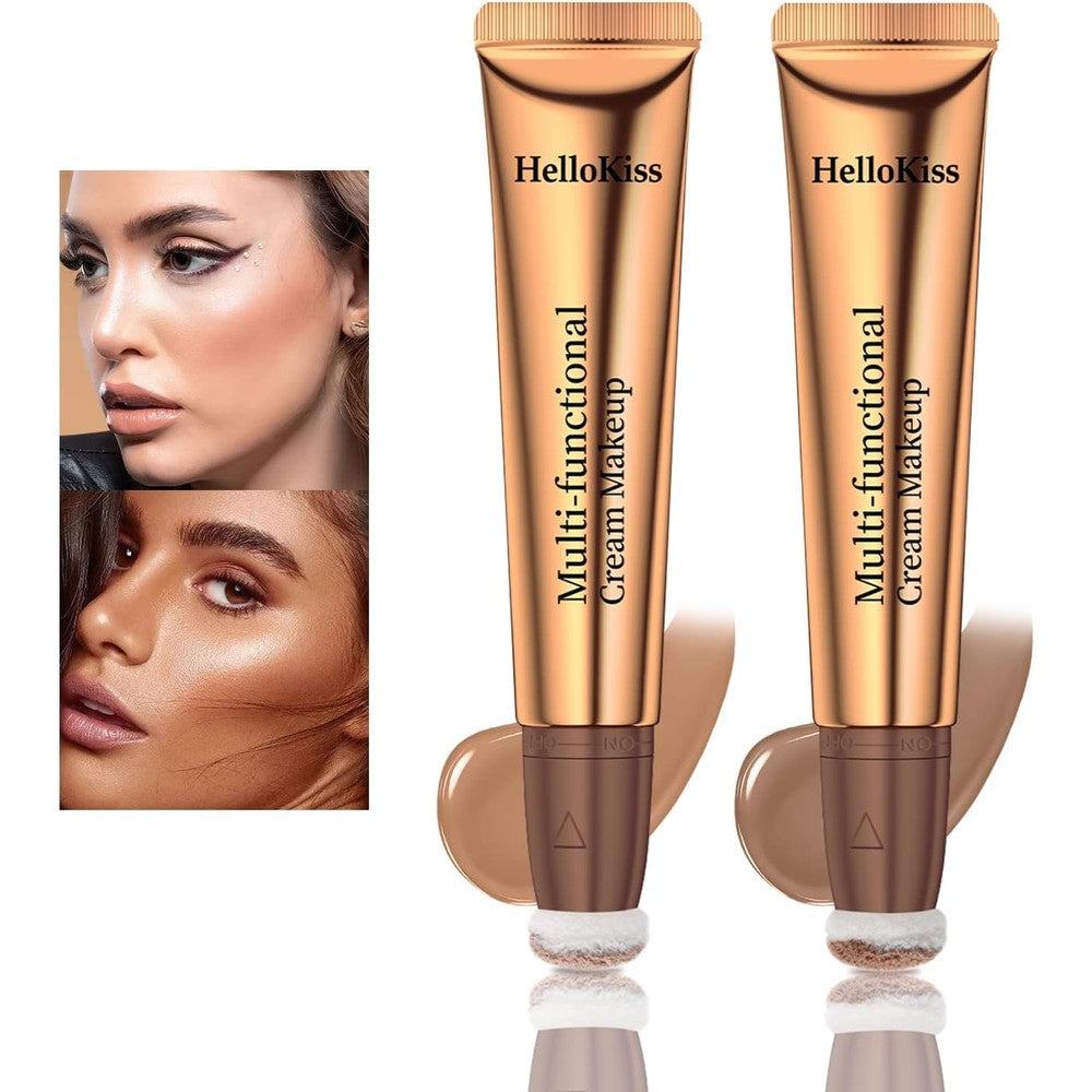 Lsxia liquid contour beauty wand front view pack of two cream bronzer sticks