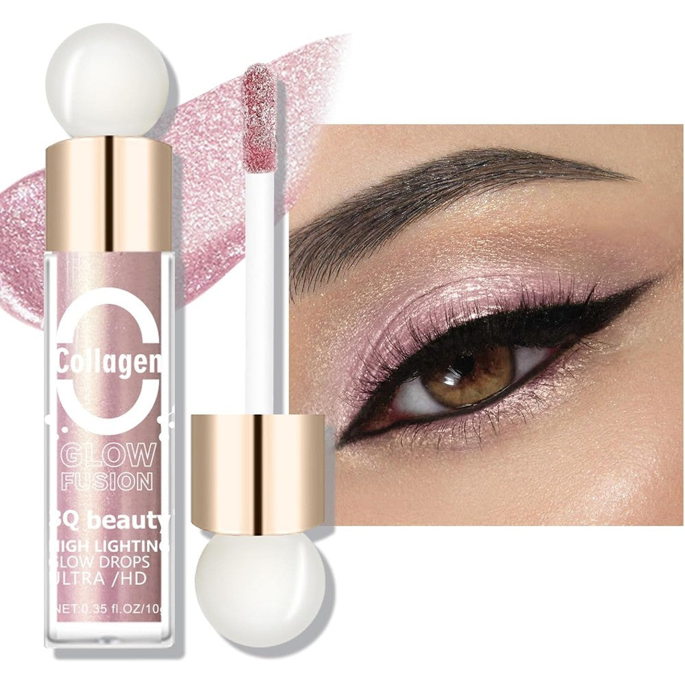 Frifer Liquid Glitter Eyeshadow front view of the pink shimmer packaging