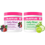 BelliWelli Daily Fiber Supplement Bundle front view showing both flavor containers for authentic dietary fiber intake.