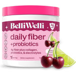 Belli Welli Daily Fiber Powder Cherry Limeade front view container