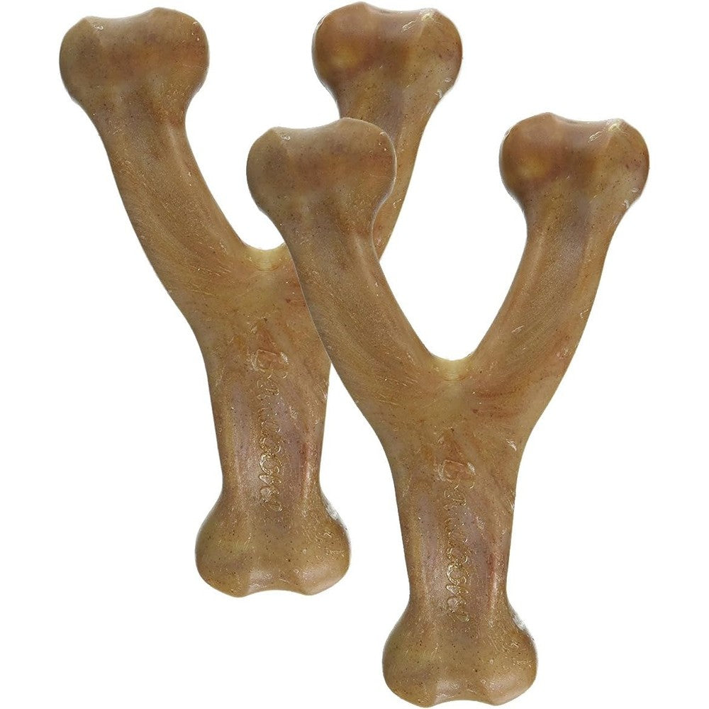 Lumabone Benebone flavored wishbone dog chew toy front view imported pet accessories