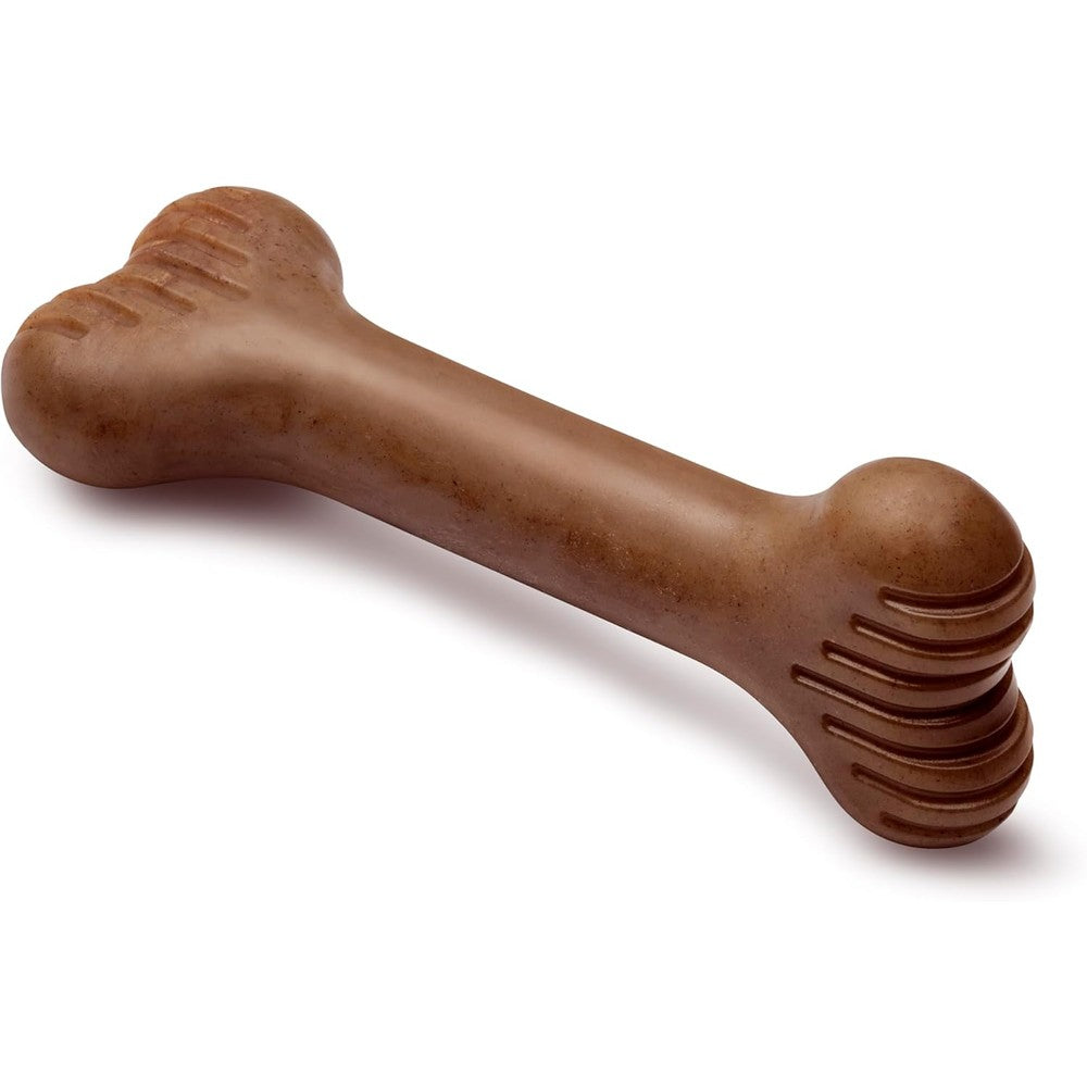 Benebone durable dog chew toy medium front view for aggressive chewers.