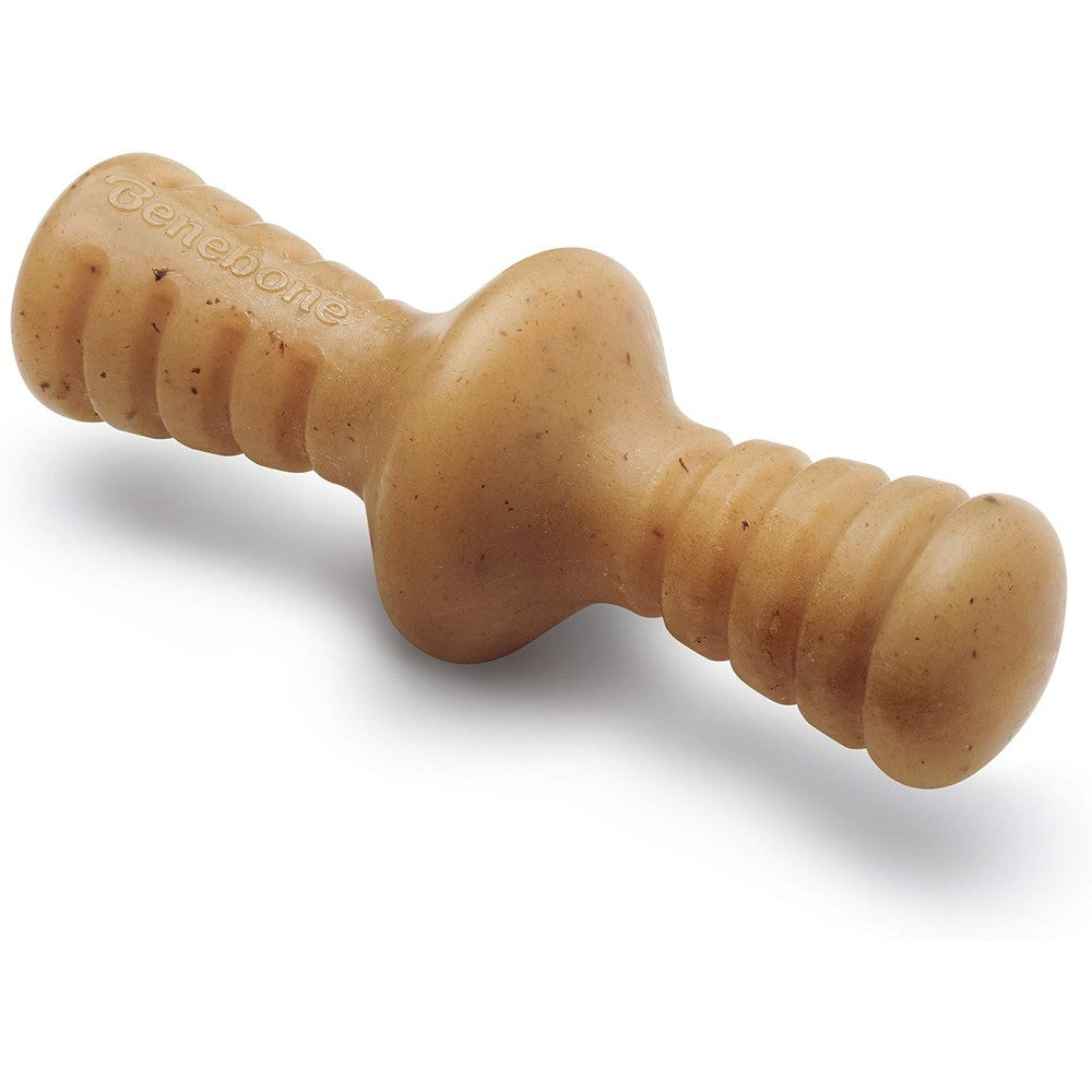 Benebone Zaggler rolling dog chew toy small size front view