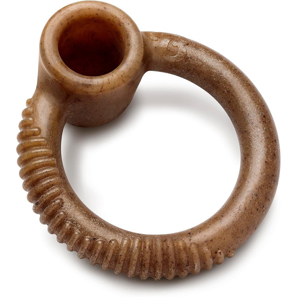 Benebone Ring small dog chew toy front view showing the circular design.