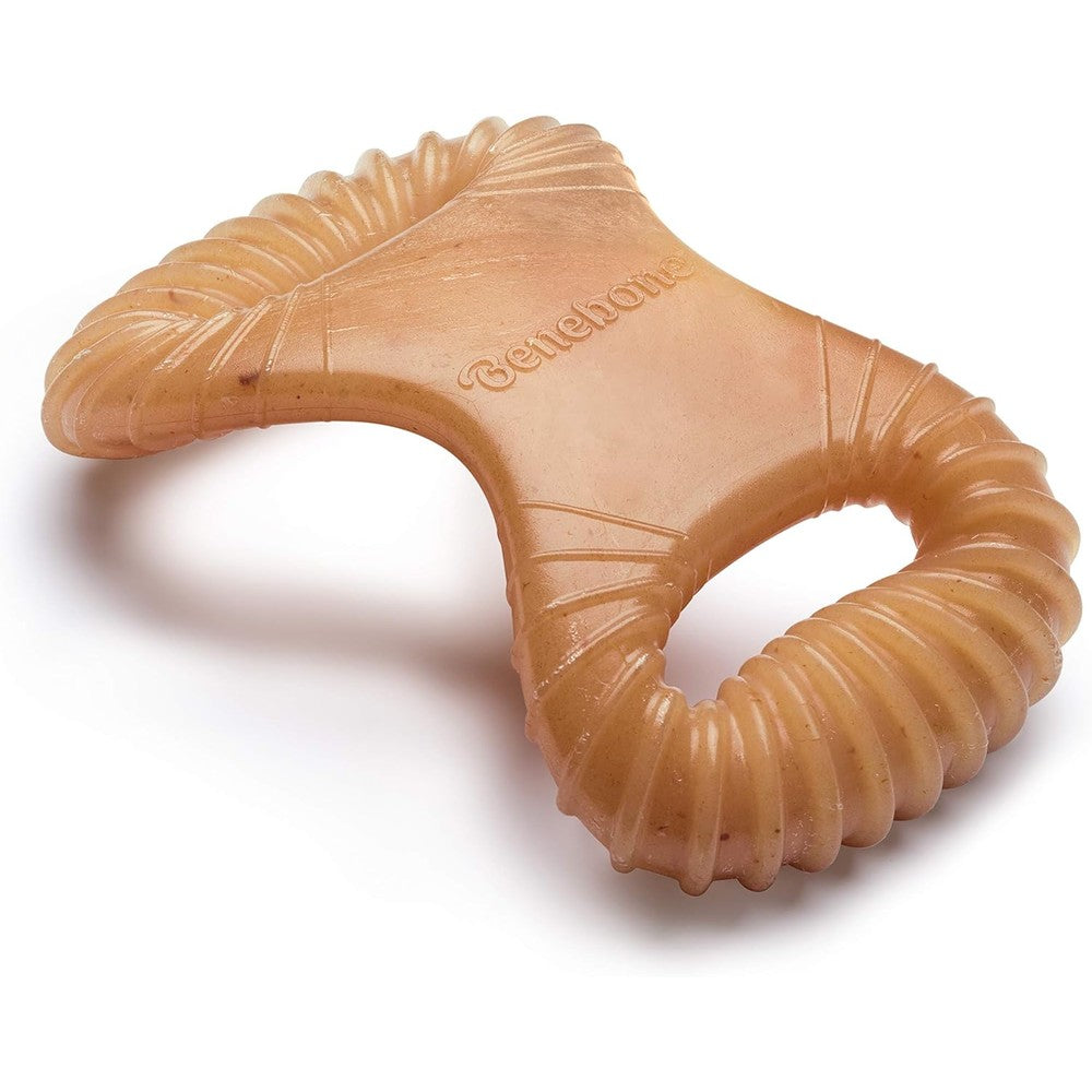 Benebone Dental Durable Dog Chew Toy front view real chicken flavor small size