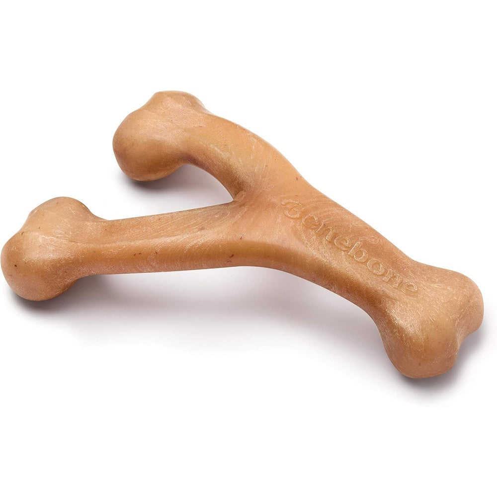 Benebone Wishbone dog chew toy front view for aggressive chewers