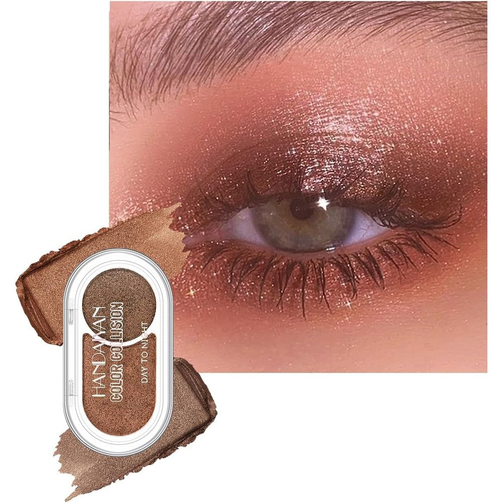 BestLand single pressed eyeshadow front view showing matte and shimmer shades