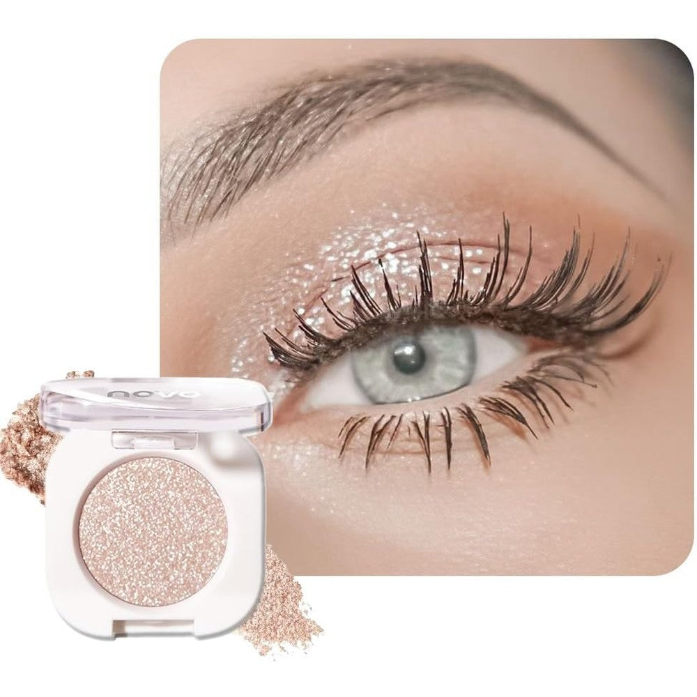 BestLand Ultra-Fine Pressed Pigment Eyeshadow front view of compact container.