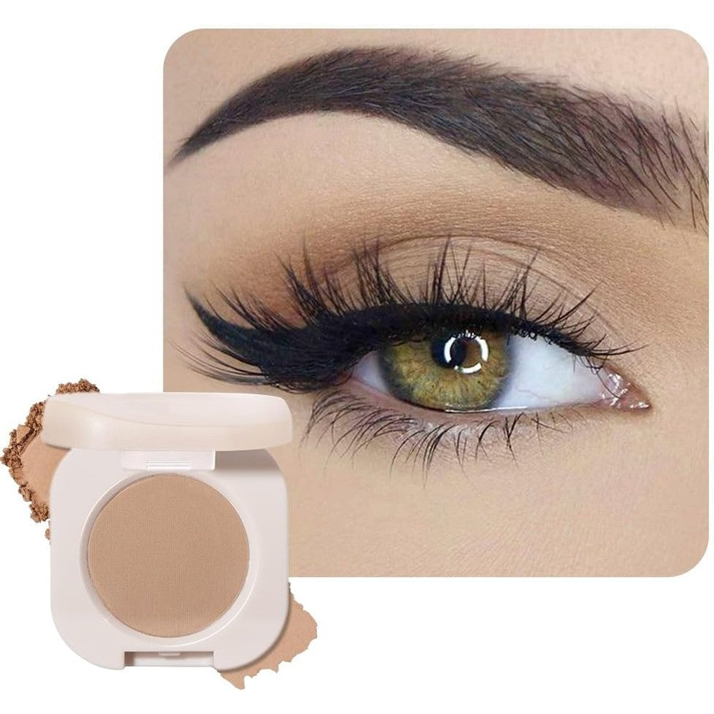 BestLand Ultra Fine Pressed Pigment Single Eyeshadow front view showing smoky taupe color