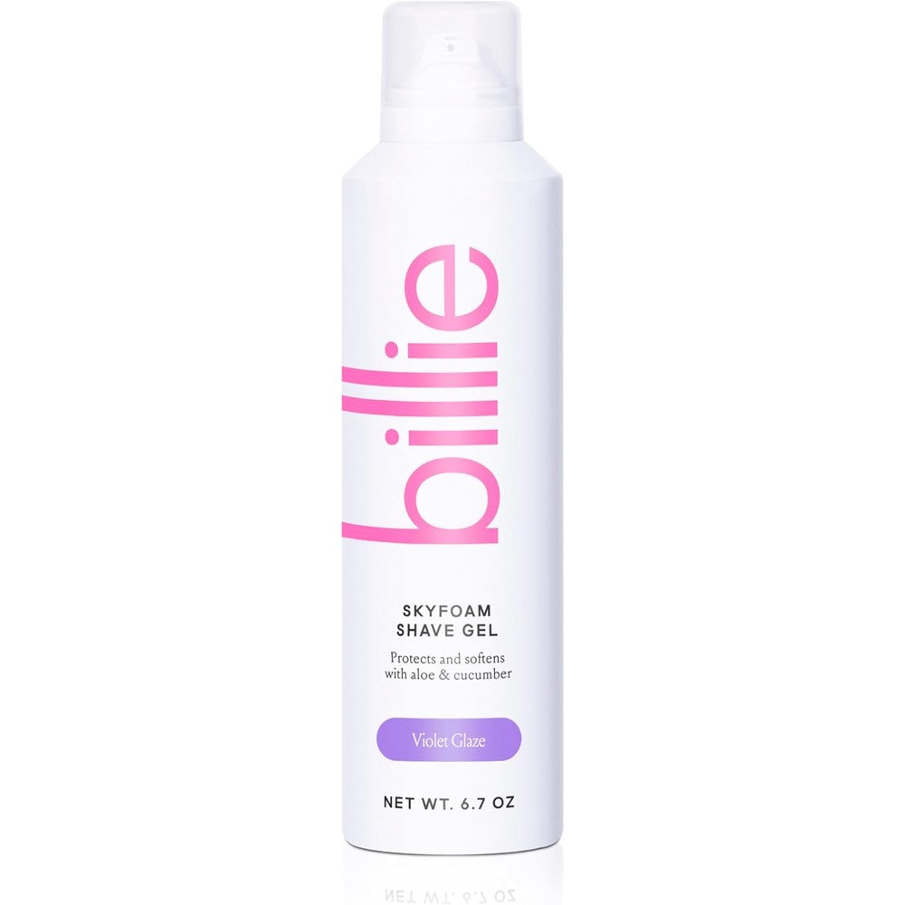 Billie SkyFoam Womens Shave Gel, Violet Glaze Scent, 6.7 fl oz