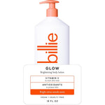 Billie Glow Brightening Women's Body Lotion, Citrus Woods Scent, With Vitamin C, 18 fl oz