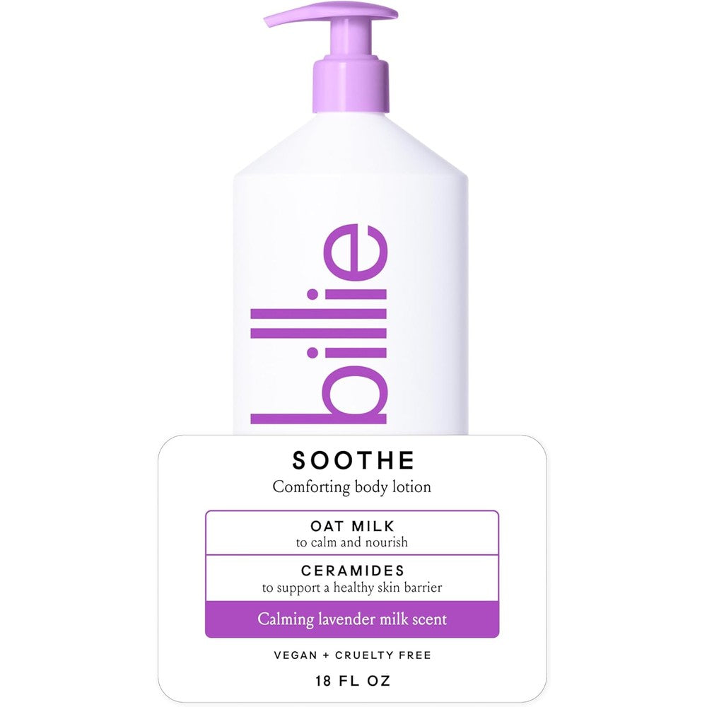 Billie Soothe Comforting Body Lotion Oat Milk And Ceramides 18 Oz For Womens