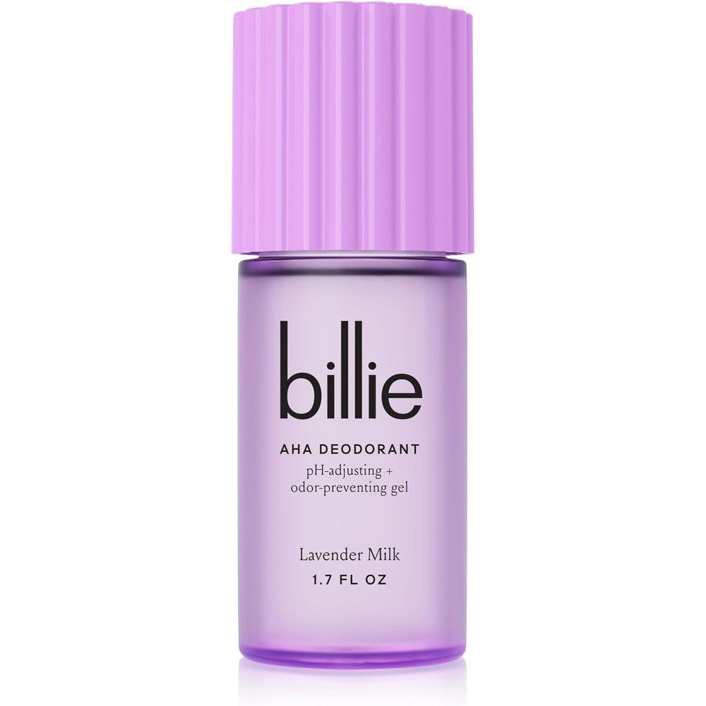 Billie AHA Deodorant Lavender Milk Aluminum Free Odor Preventing Gel 1.7 Oz