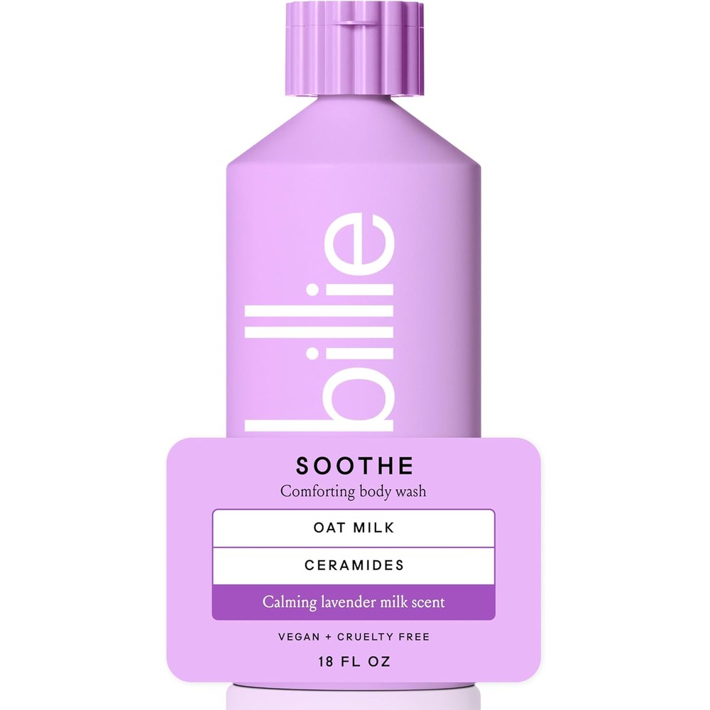 Billie Soothe Comforting Body Wash & Lavender Milk With Oat Milk In 18 Fl Oz