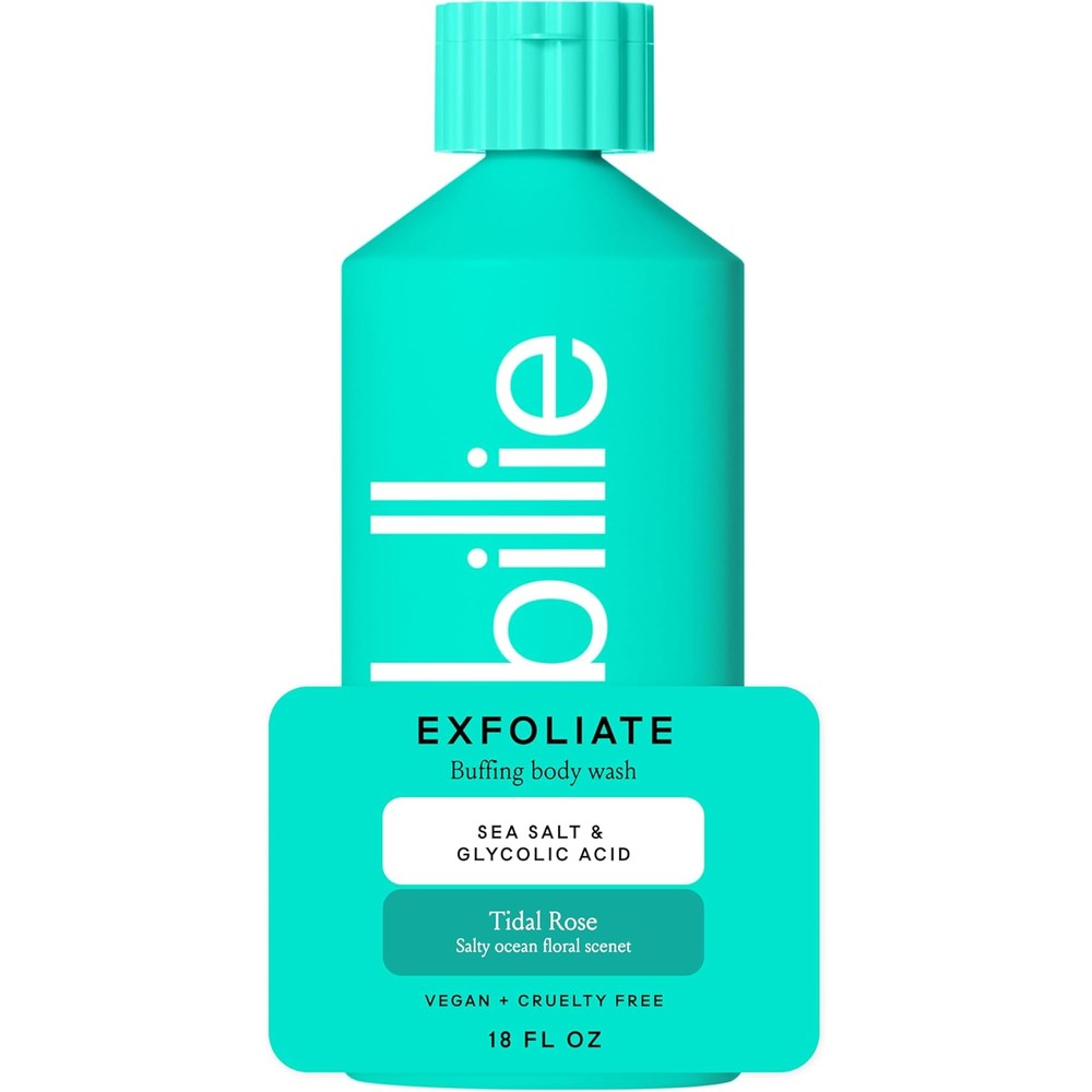 Billie Exfoliating Body Wash With Glycolic Acid And Sea Salt In 18 Fl Oz