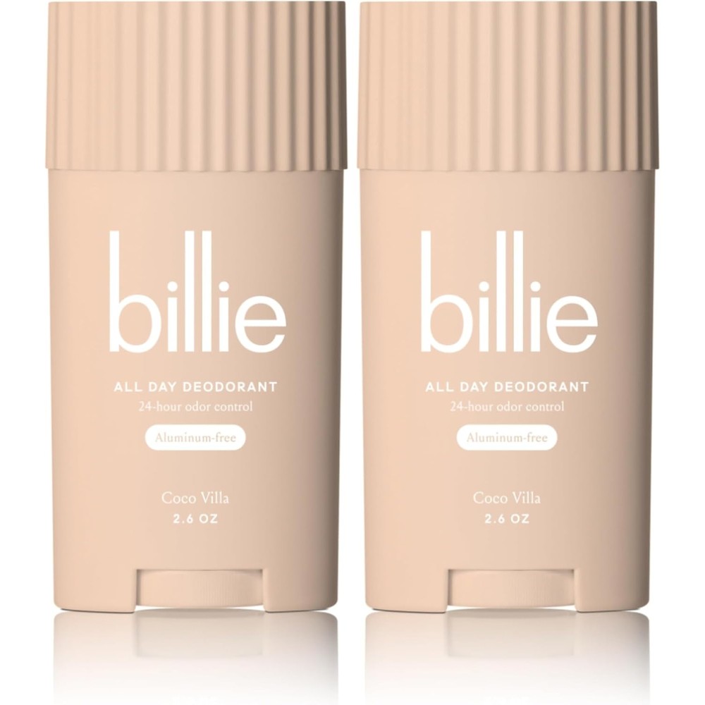 Billie All Day Aluminum Free Deodorant Stick Coco Villa 2.6 Oz In 2 Pack