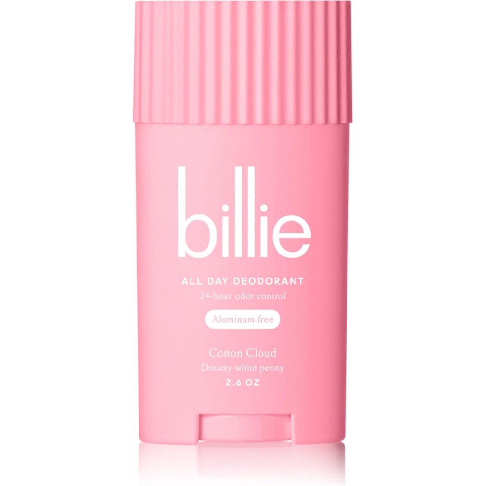 Billie All Day Deodorant With Cotton Cloud, Aluminum Free Stick In 2.6 Oz