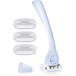 Billie Razors For Women Shave Kit With 4 x 5 Blade Razor Refills In Cool Blue