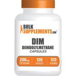 BulkSupplements DIM 200mg Diindolylmethane Supplement Gluten Free, 120 Capsules