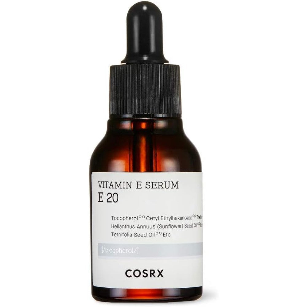 COSRX Real Fit Vitamin E Serum E-20 bottle front view authentic imported skincare