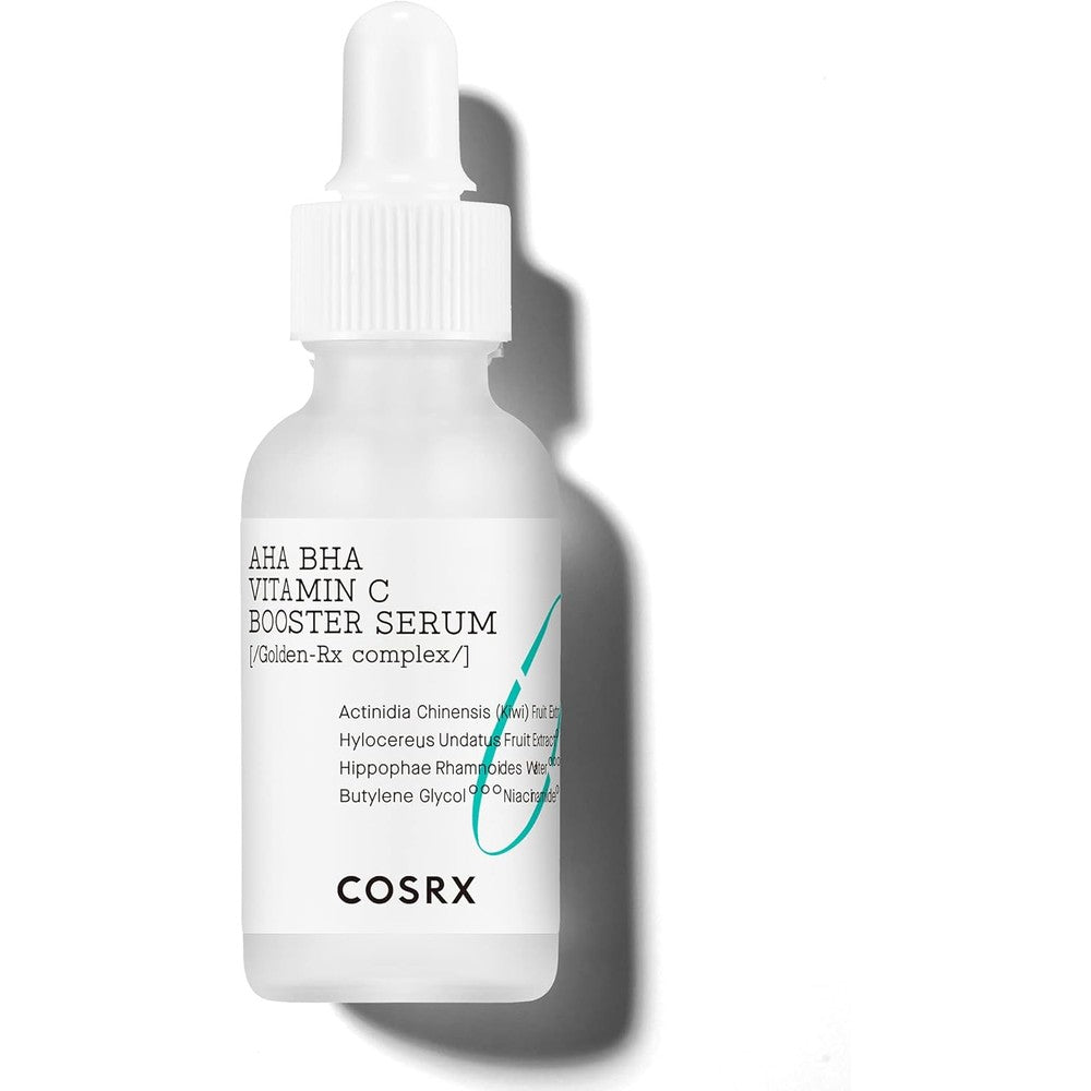 COSRX AHA BHA Vitamin C Booster Serum 30ml bottle for skin brightening