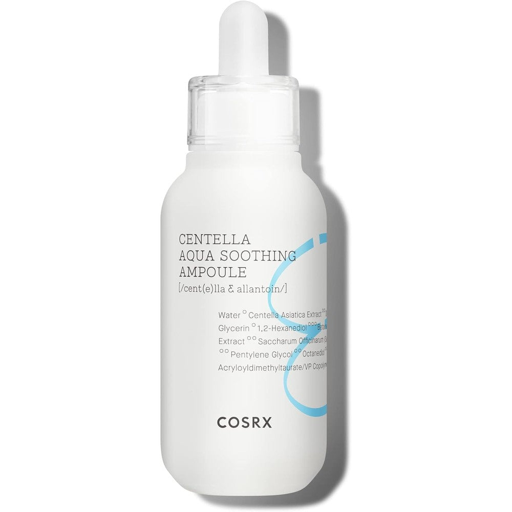 COSRX Centella Aqua Soothing Ampoule 40ml glass bottle with dropper