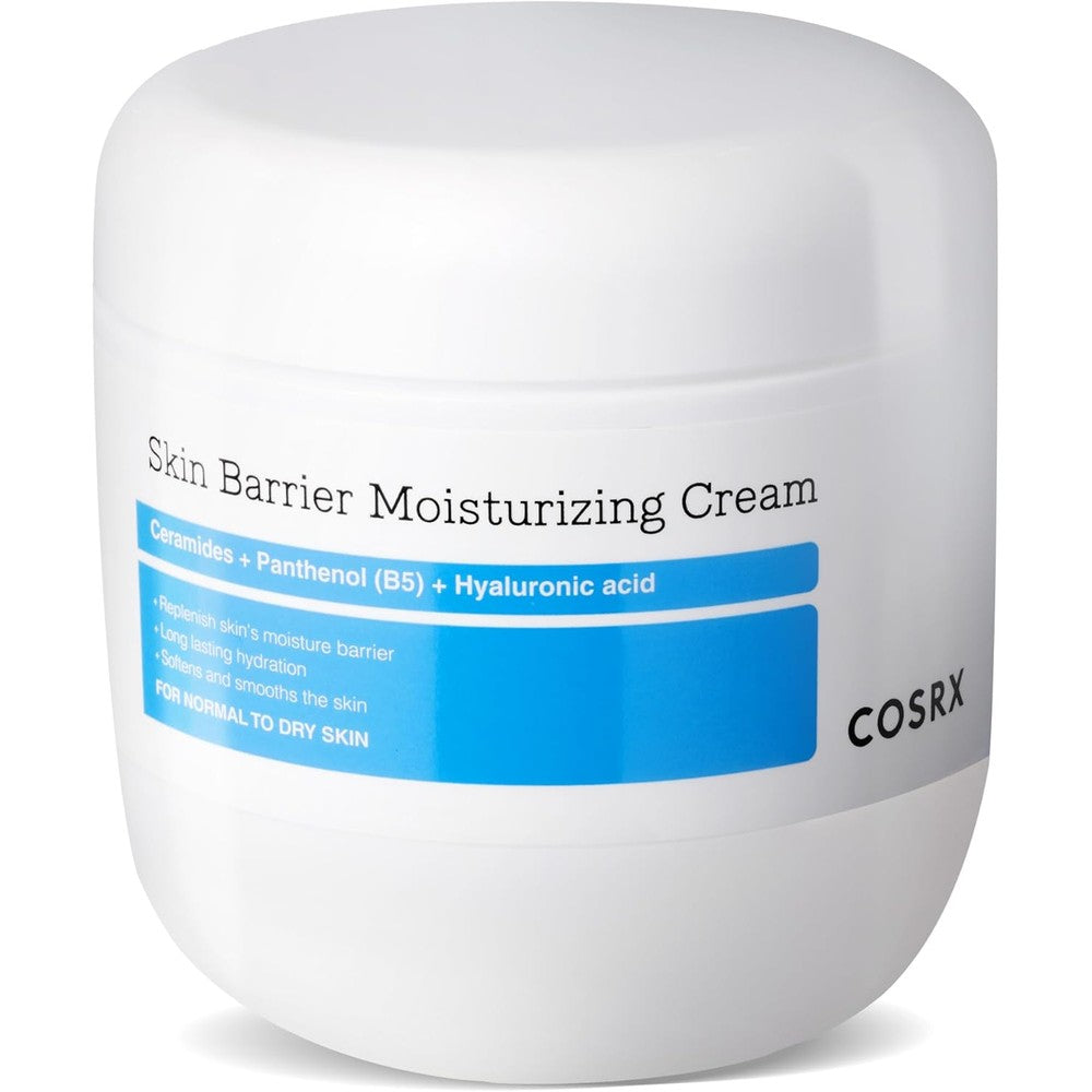 COSRX Skin Barrier Moisturizing Body Cream front view of the 450ml tub for intense dry skin hydration