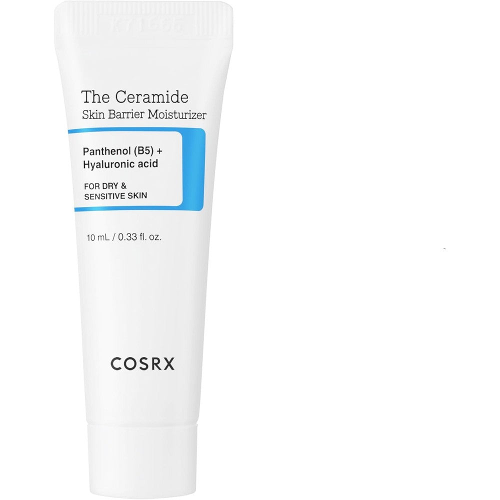 COSRX Mini Ceramide Skin Barrier Moisturizer front view travel size tube