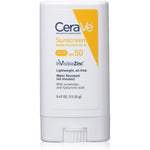 CeraVe Mineral Sunscreen Stick SPF 50 0.47 ounce front view package