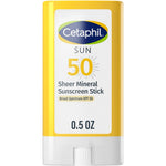 Cetaphil Sheer Mineral Sunscreen Stick SPF 50 front view premium imported packaging