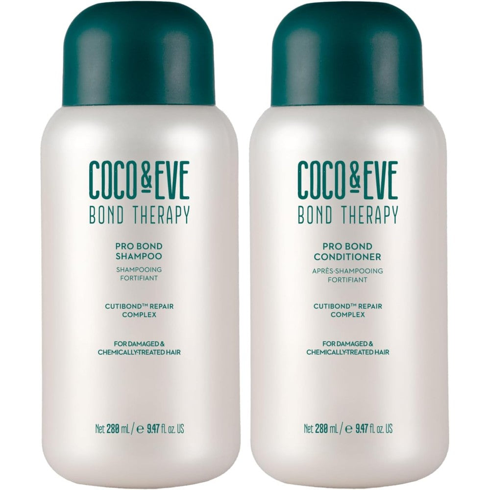 Coco & Eve Bond Therapy Shampoo & Conditioner Set with Cutibond Repair 560ml