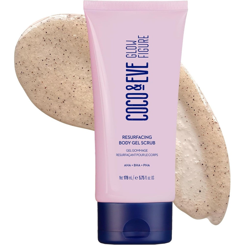 Coco & Eve Resurfacing Body Gel Scrub with AHA & BHA | 170 ml Gel Bottle