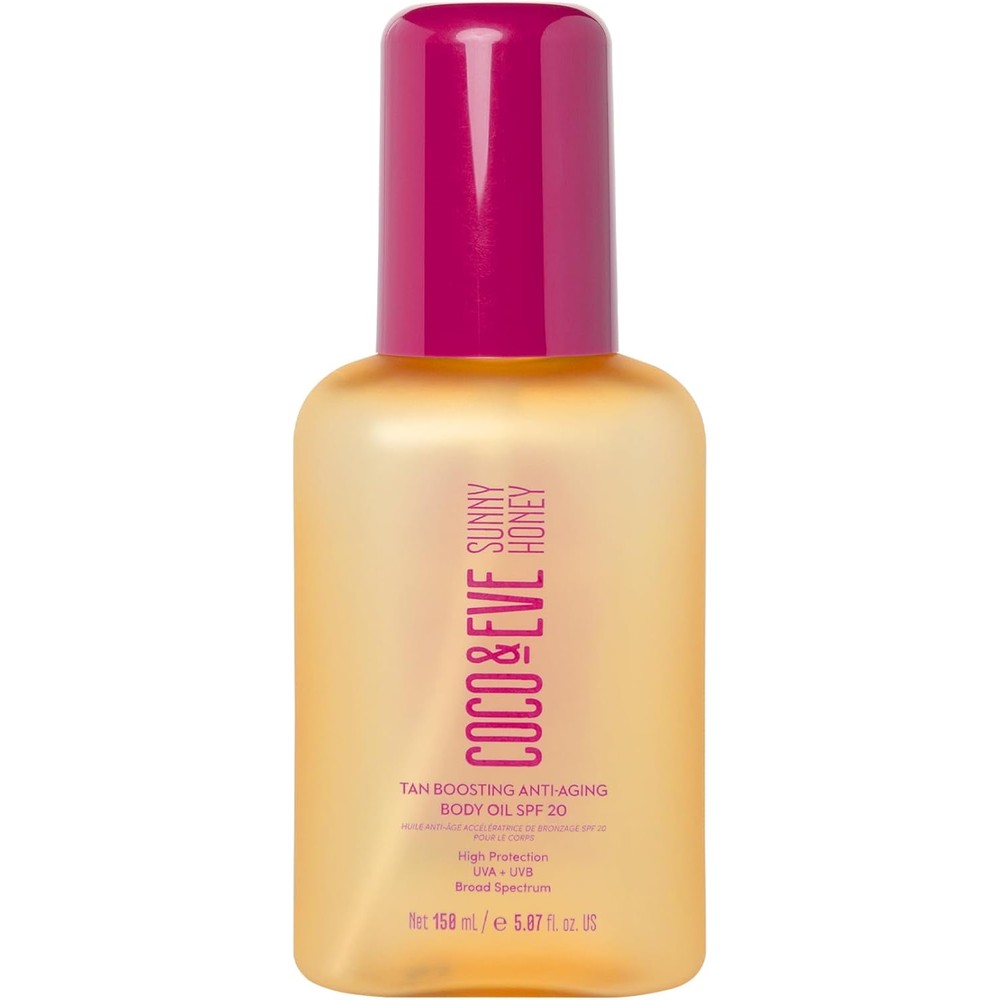Coco & Eve Tan Boosting Anti-Aging Body Oil SPF20 & Tanning Spray 5.07 fl oz