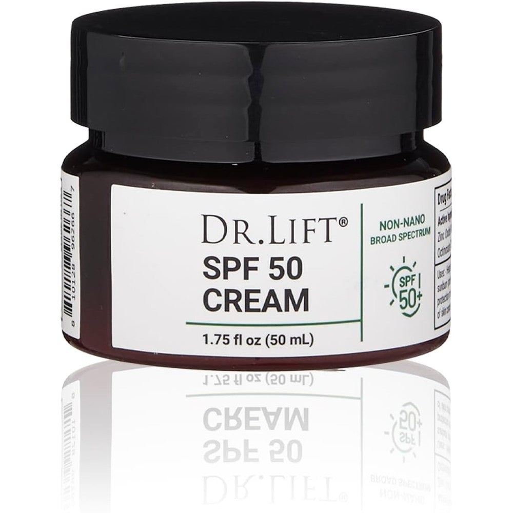 Dr. Lift SPF 50 Cream front view of the 1.75 ounce tube on a clean background.