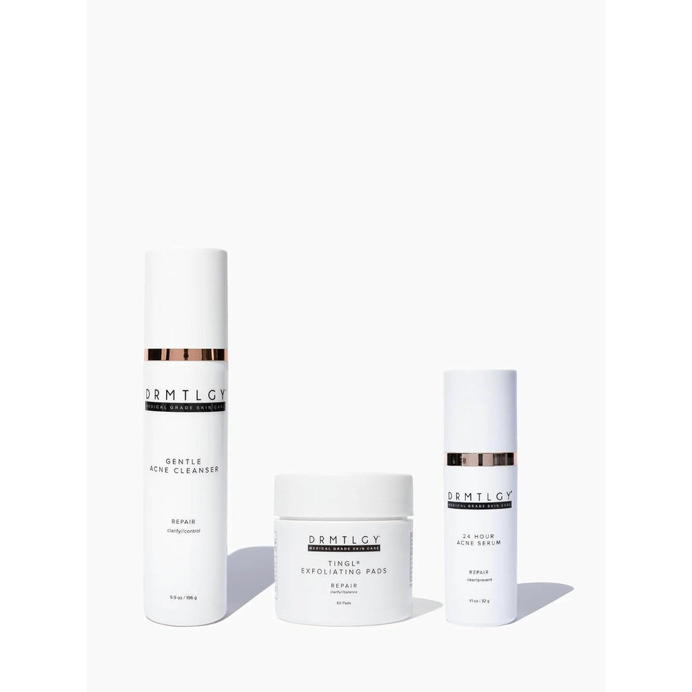 DRMTLGY Comprehensive Acne System & 3 Piece Clearing Kit Spot Treatment