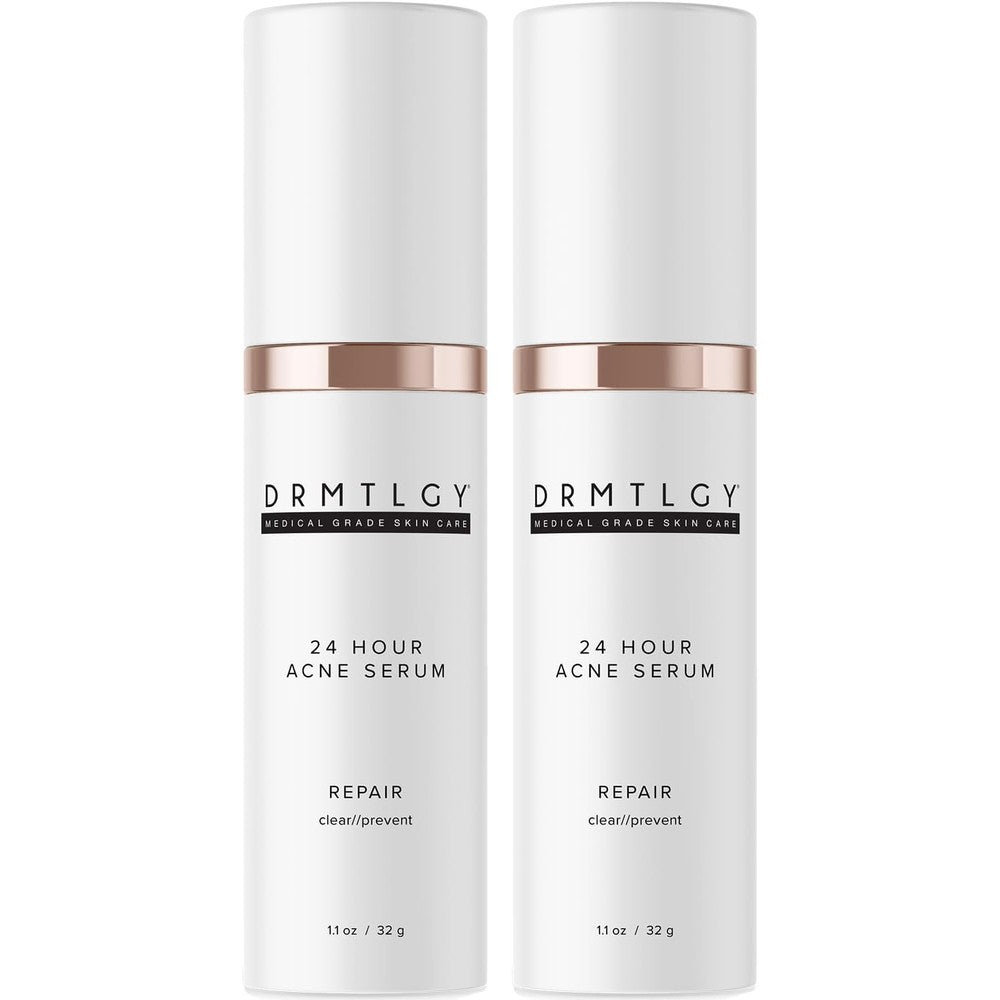 DRMTLGY Acne Spot Treatment & Serum with Benzoyl Peroxide 5% 1.1 oz 2 Pack