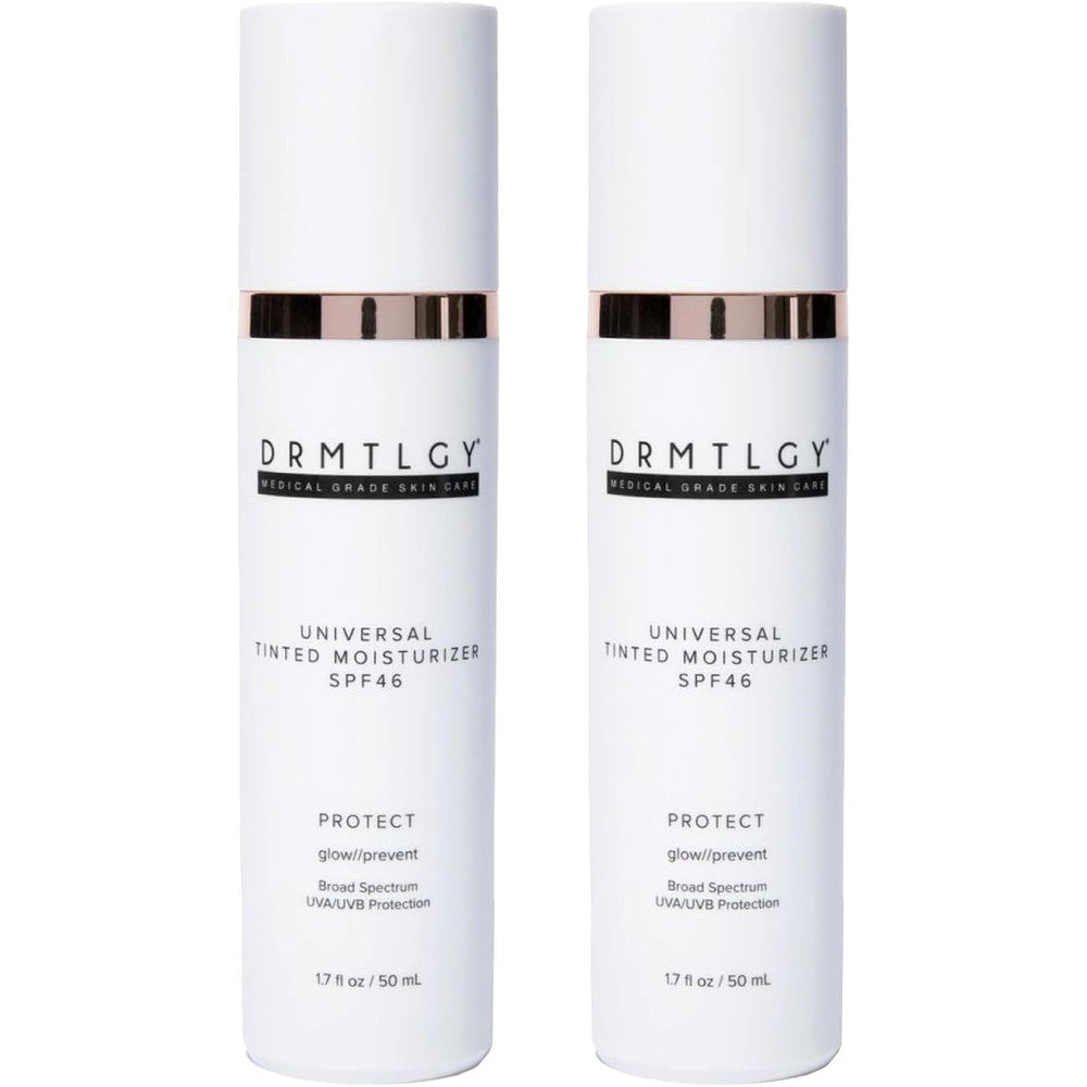 DRMTLGY Anti-Aging Tinted Moisturizer SPF 46 Universal Tint 1.7 oz 2 Pack