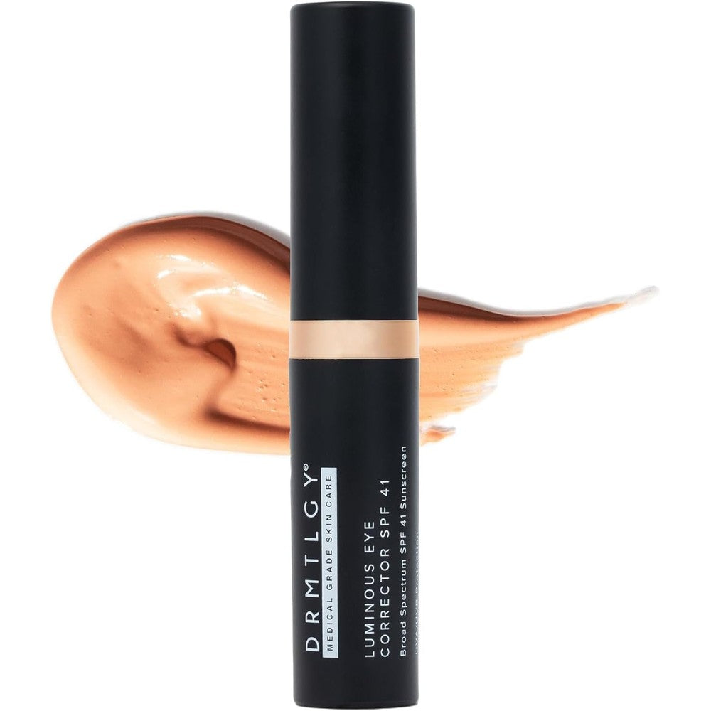 DRMTLGY Luminous Eye Corrector SPF 41 Tan Tinted Eye Cream Brightener 0.25 oz