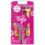 Gillette Daisy 3 Women's Disposable Razors, 4 Count