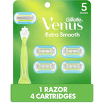 Venus Extra Smooth Women's Razor Handle + 4 Blade Refills