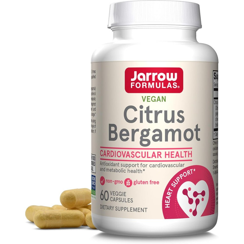 Jarrow Formulas Citrus Bergamot 500mg front bottle view