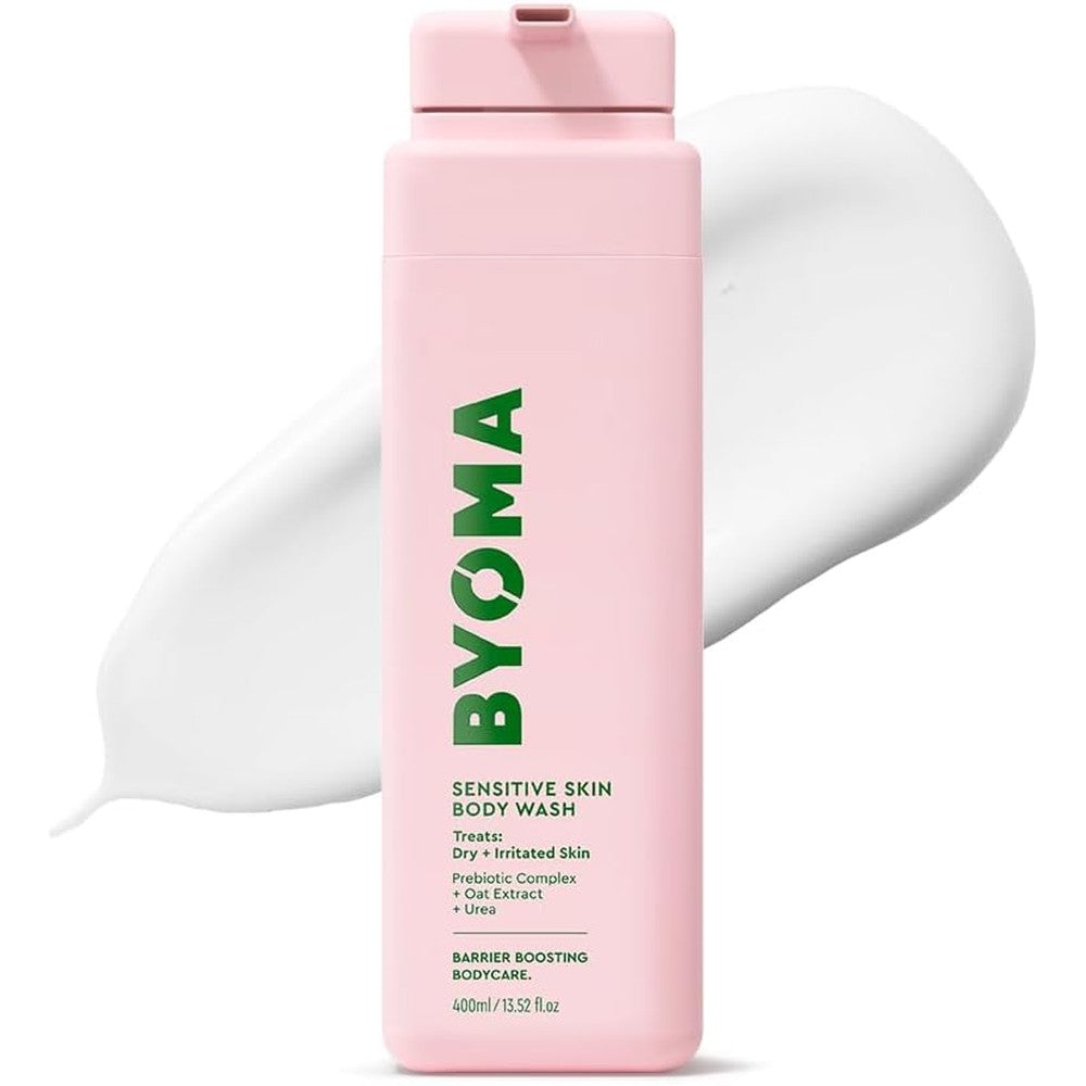 Byoma Sensitive Body Wash front bottle view for sensitive skin