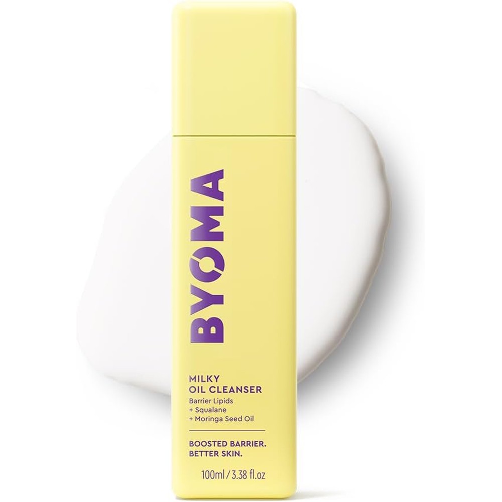 Byoma Milky Oil Cleanser front packaging view for facial cleansing
