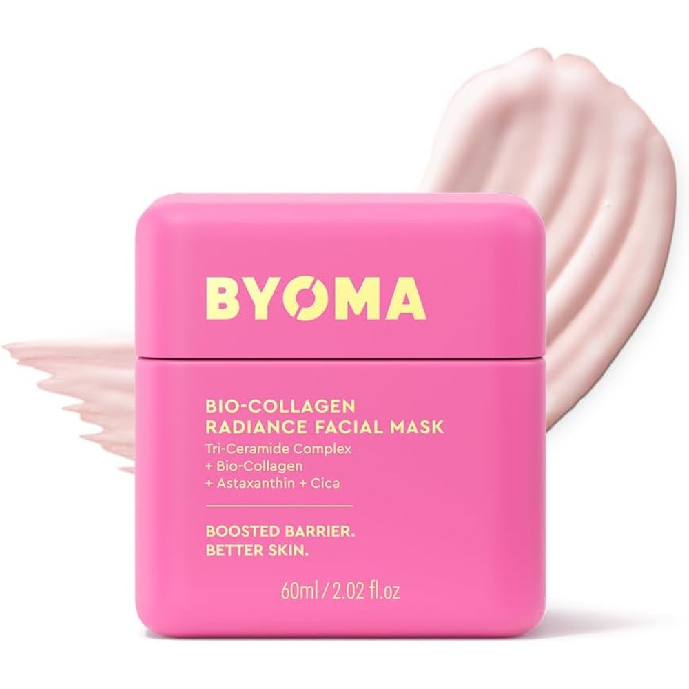 Byoma Bio-Collagen Radiance Facial Mask front view showing packaging
