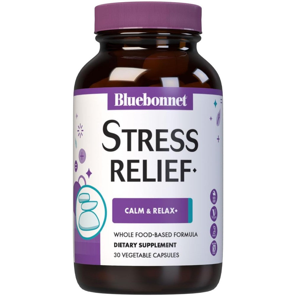 Bluebonnet Nutrition Targeted Choice Stress Relief bottle front view