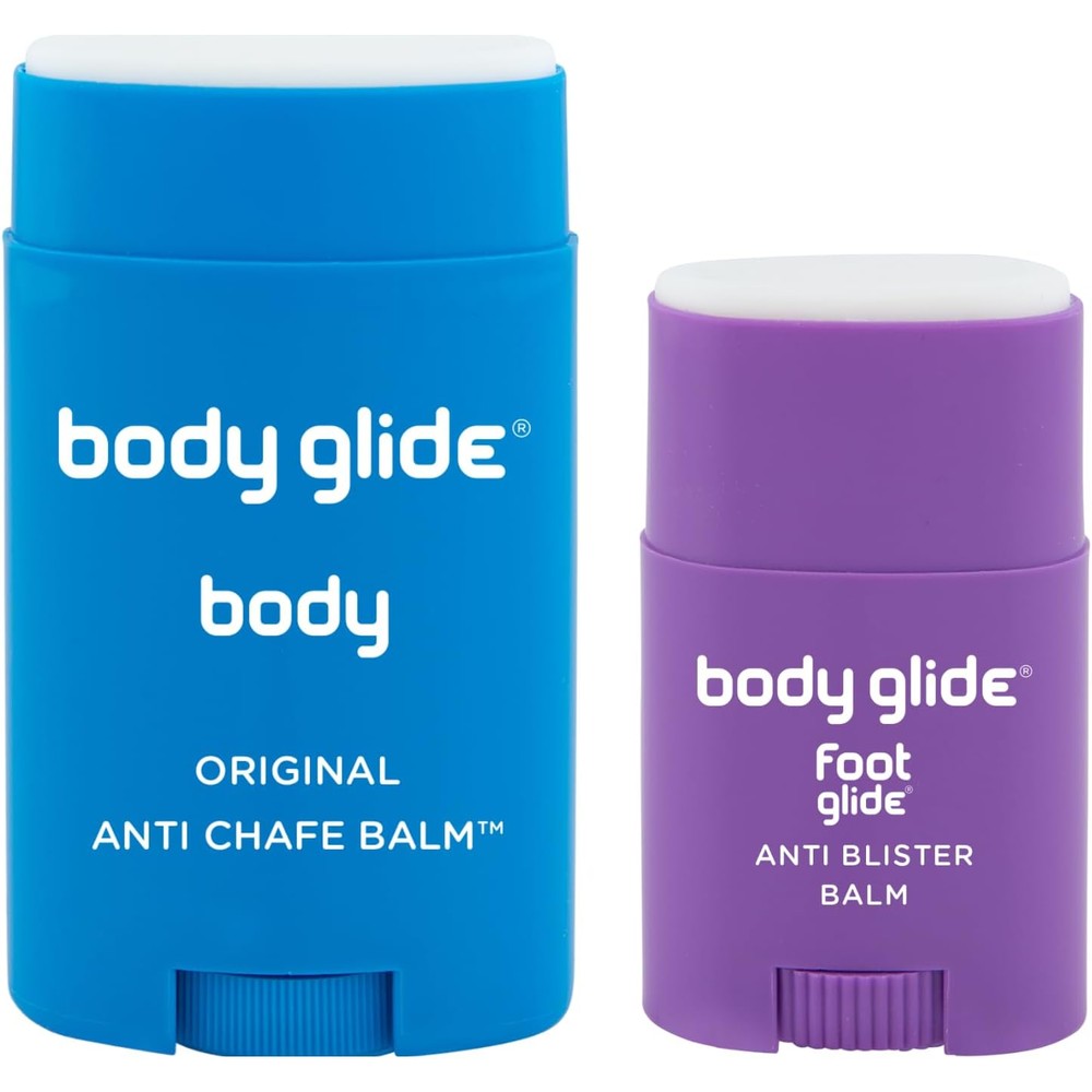 Body Glide Body & Foot Glide Gift Set | Complete Skin Protection for Sports, Play & Everyday | 1.5oz Body Anti Chafing Stick & 0.8oz Foot Glide Blister Prevention Stick