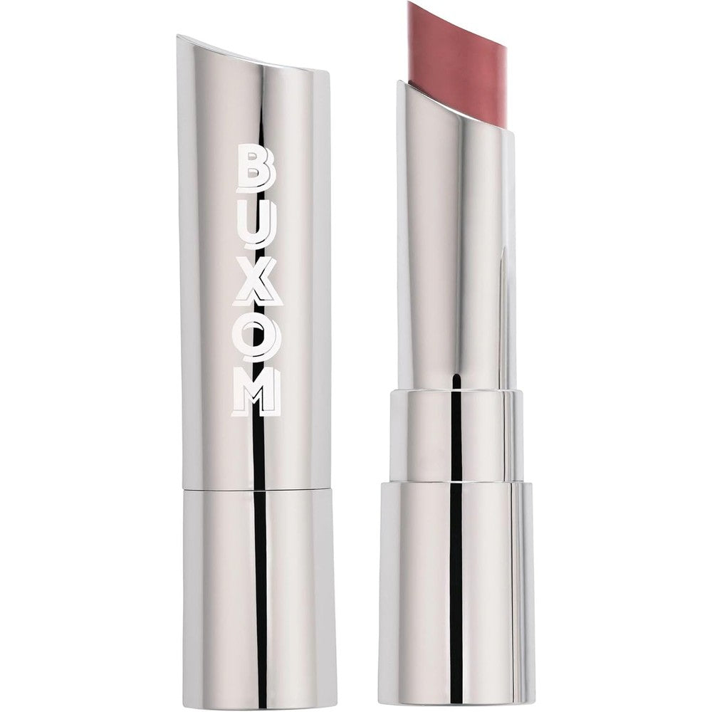 Buxom Full-On Plumping Satin Lipstick front view of bullet showing creamy texture.