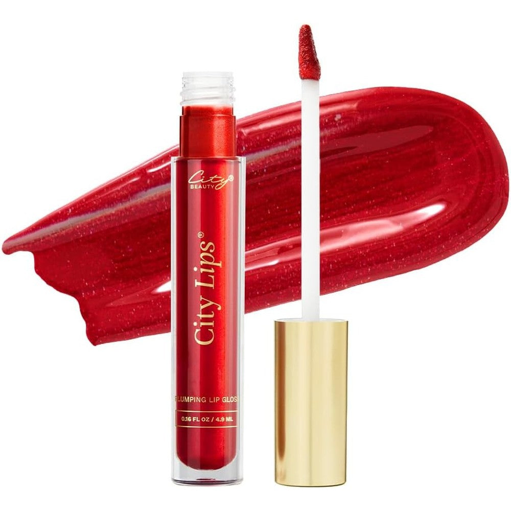 City Beauty City Lips plumping lip gloss bottle front view